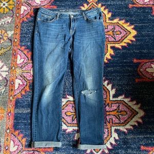 EUC Distressed Old Navy Boyfriend Jeans